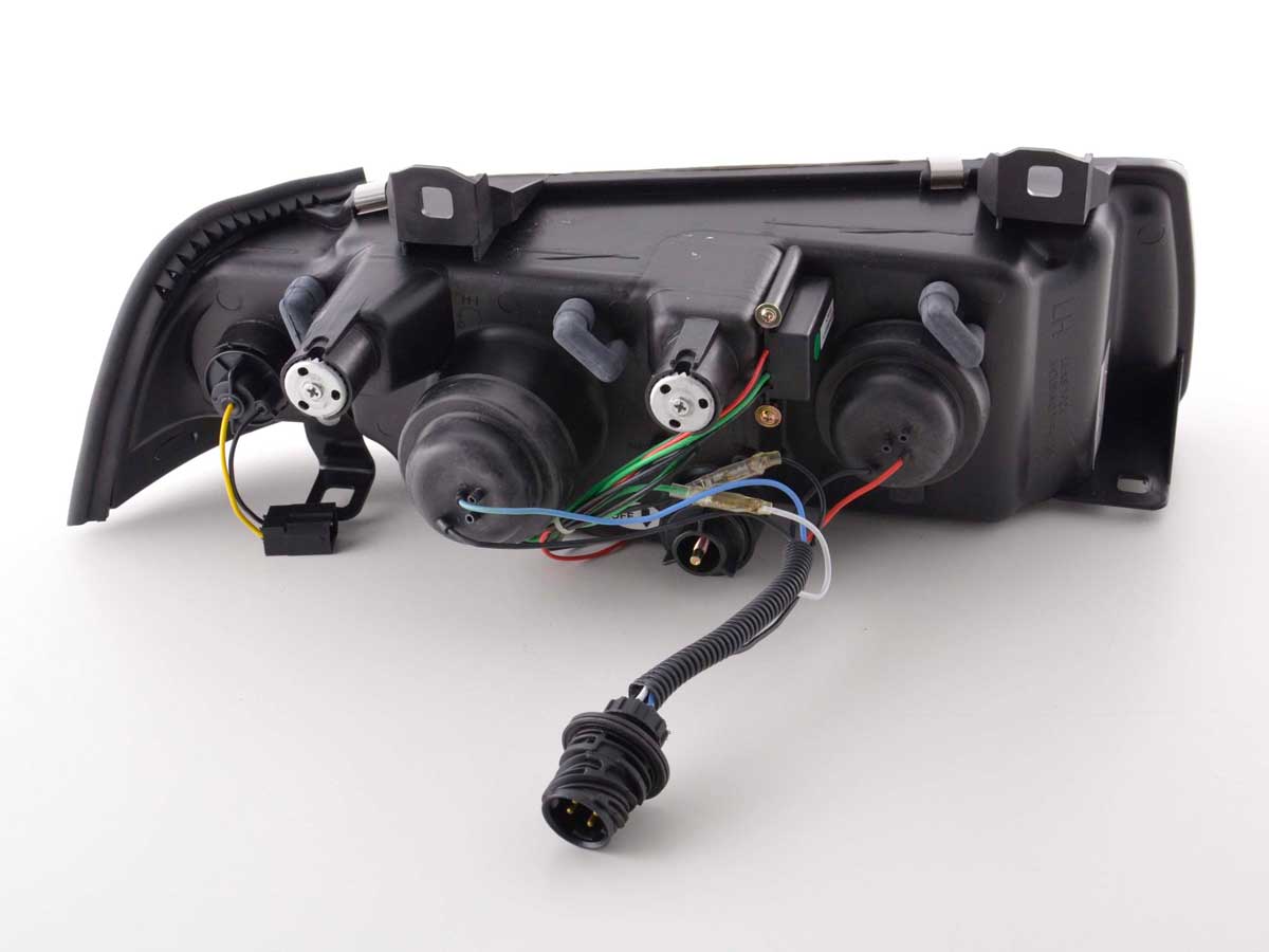 Scheinwerfer Set Daylight LED TFL-Optik BMW 3er Limo Typ E36 92-98 chrom Scheinwerfer Set Daylight LED TFL-Optik BMW 3er Limo Typ E36 92-98 chrom